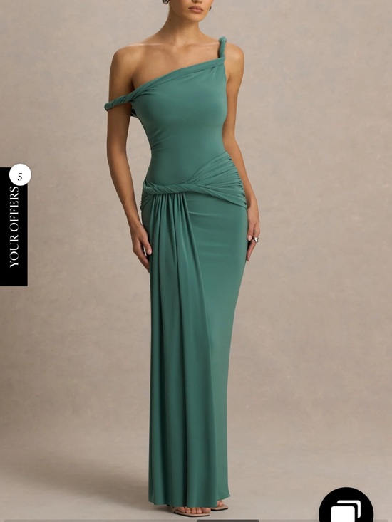 Club L London Dresses & Skirts - Tulisa Green Evening Gown